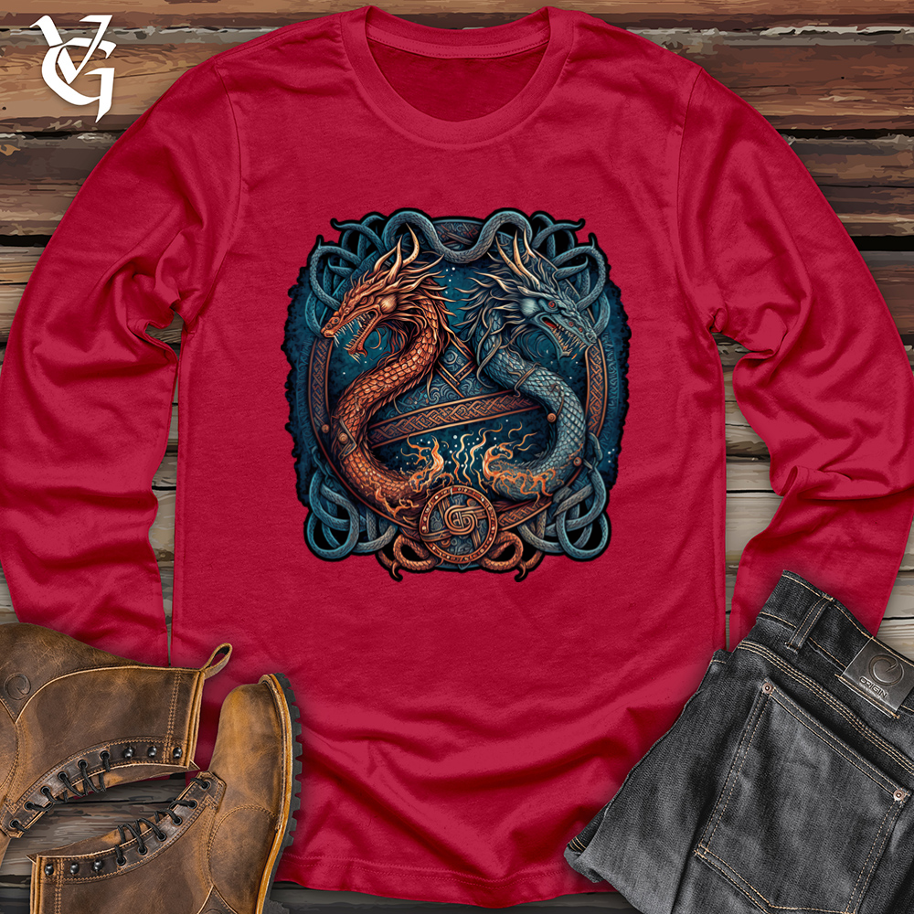 Double Trouble Dragon Softstyle Long Sleeve