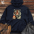 Retro Fire Tiger Midweight Hooded Sweatshirt