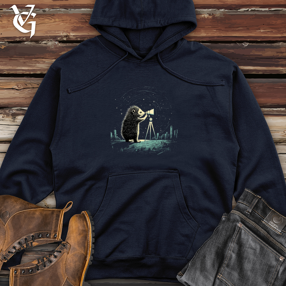 Stellar Quill Quest  Midweight Hooded Sweatshirt
