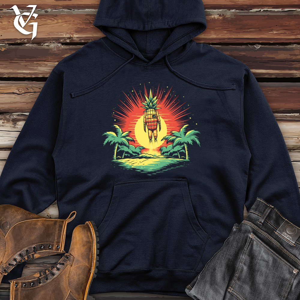 Cosmic Pineapple Jetpack Midweight Hooded Sweatshirt