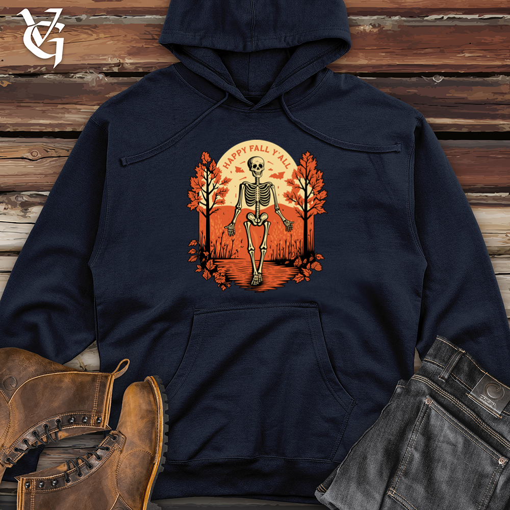 Vintage Fall Festivities Midweight Hooded Sweatshirt