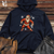 Retro Skating Sasquatch Midweight Hooded Sweatshirt