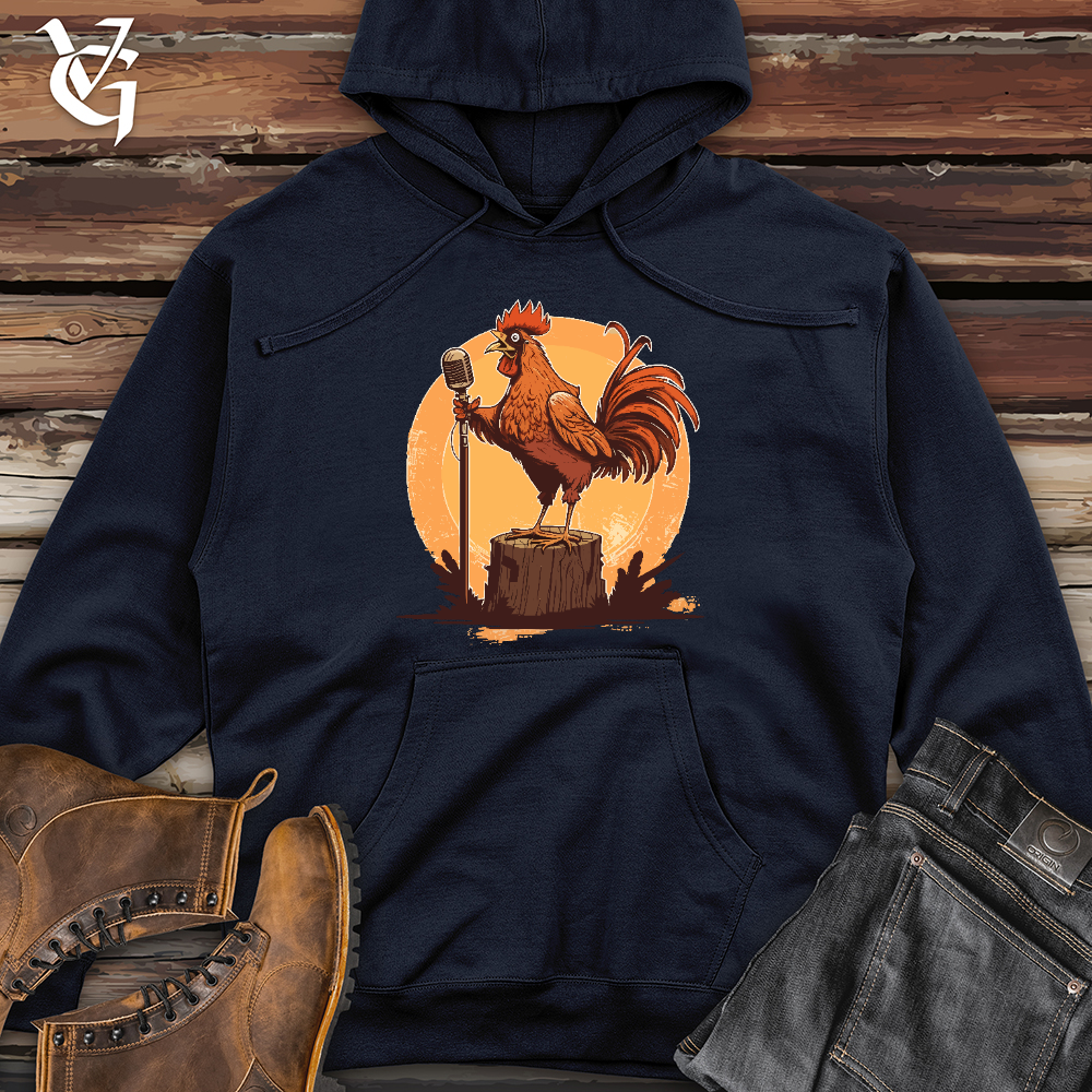 Chicken Rockstar Midweight Hooded Sweatshirt