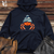 Retro Beanie Crab Midweight Hooded Sweatshirt