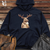 Antlered Ice Cream Balancer Midweight Hooded Sweatshirt