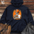 Bold Orange Cardshark Midweight Hooded Sweatshirt