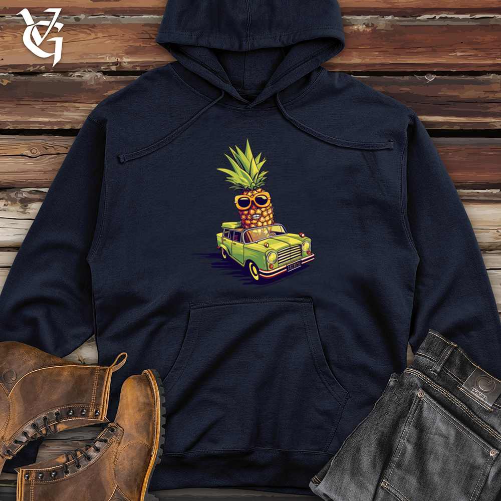 Vintage Pineapple Cruiser Midweight Hooded Sweatshirt