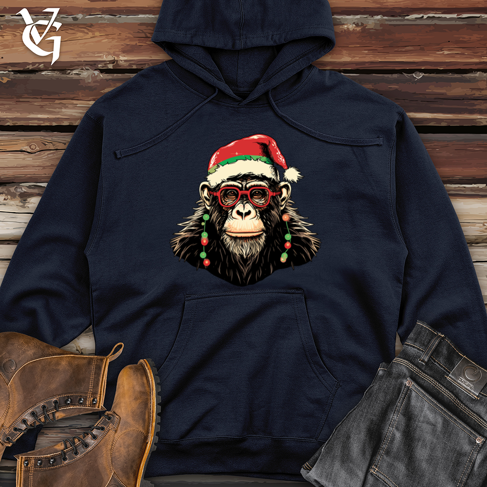 Vintage Sparkling Monkey Midweight Hooded Sweatshirt