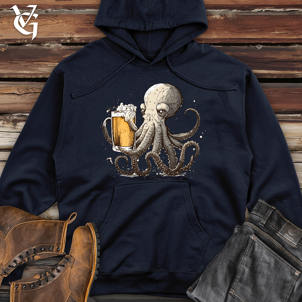 Octopus Happy Hour Midweight Hooded Sweatshirt