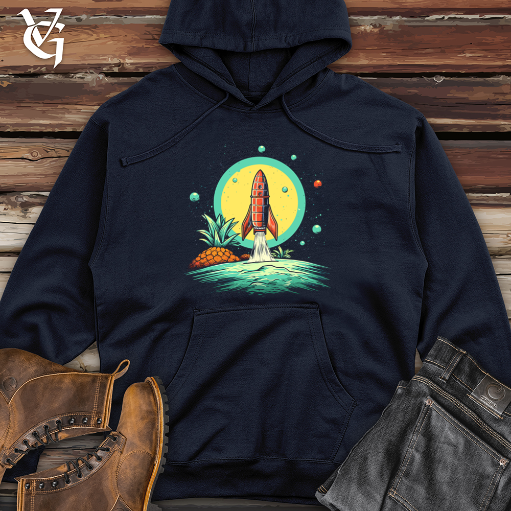 Cosmic Pineapple Expedition Midweight Hooded Sweatshirt