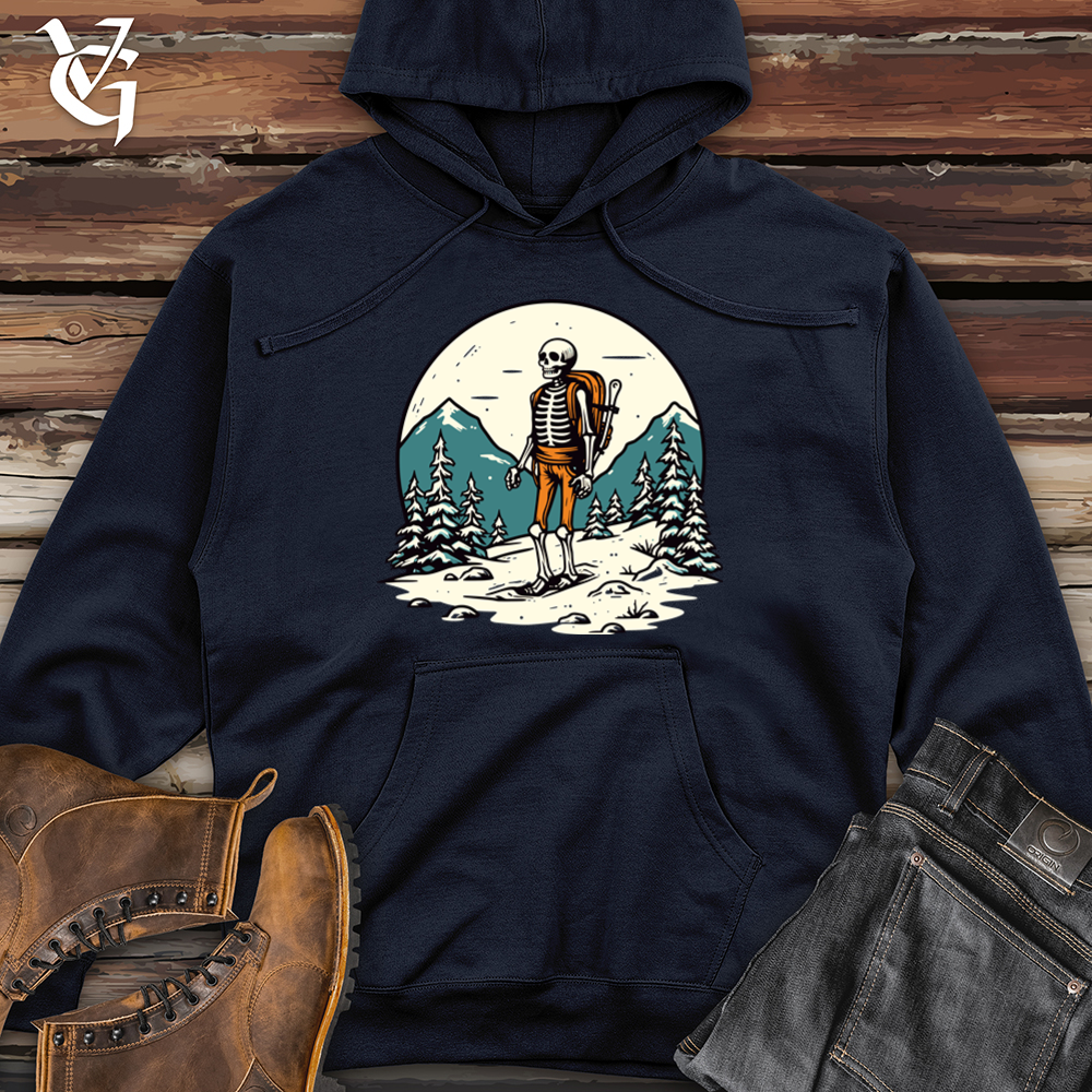 Whimsical Snow Trek Midweight Hooded Sweatshirt