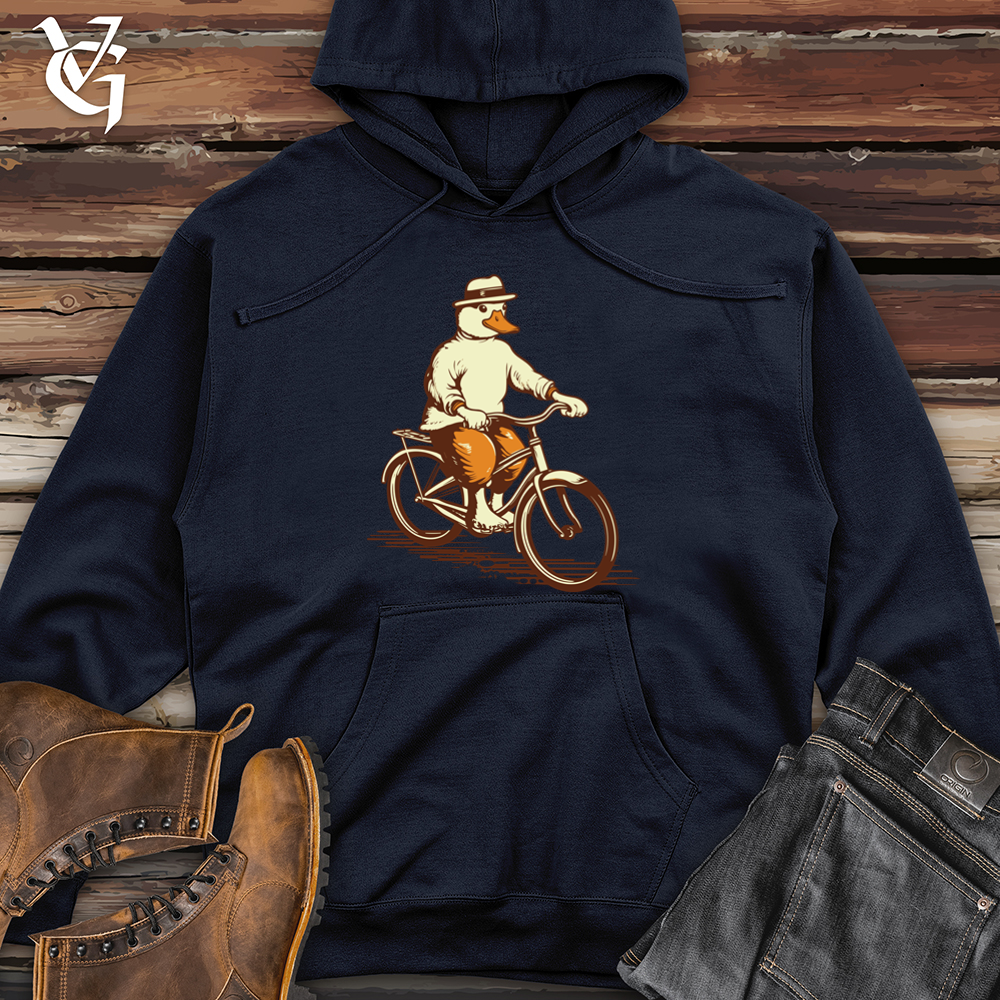 Vintage Quack Pedaler 01 Midweight Hooded Sweatshirt