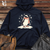 Vintage Snowy Penguin Midweight Hooded Sweatshirt