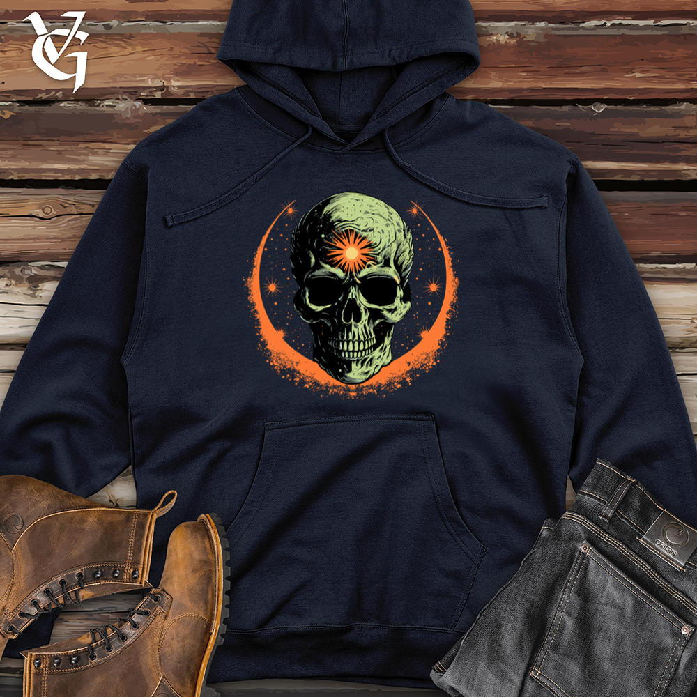 Celestial Skull Retroverse Midweight Hooded Sweatshirt