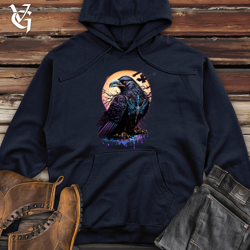 Viking Raven 02 Midweight Hooded Sweatshirt