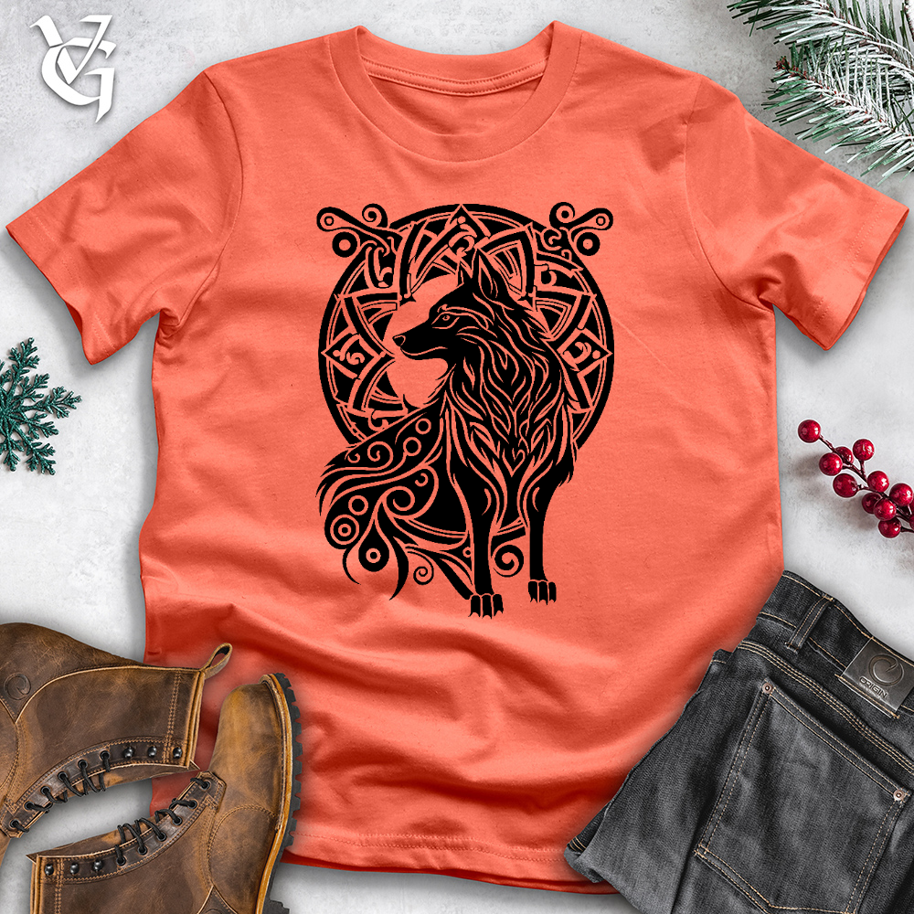 Celtic Wolf Cotton Tee