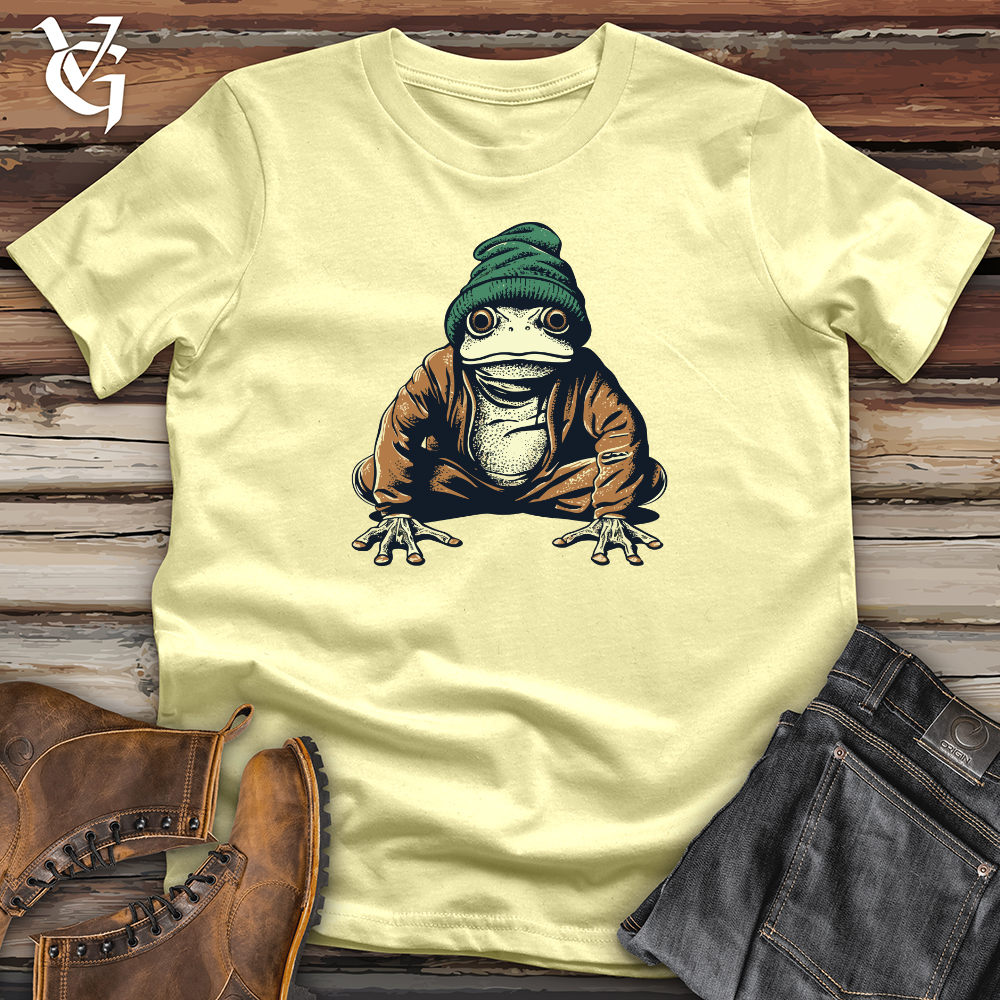 Slouchy Beanie Frog Softstyle Tee