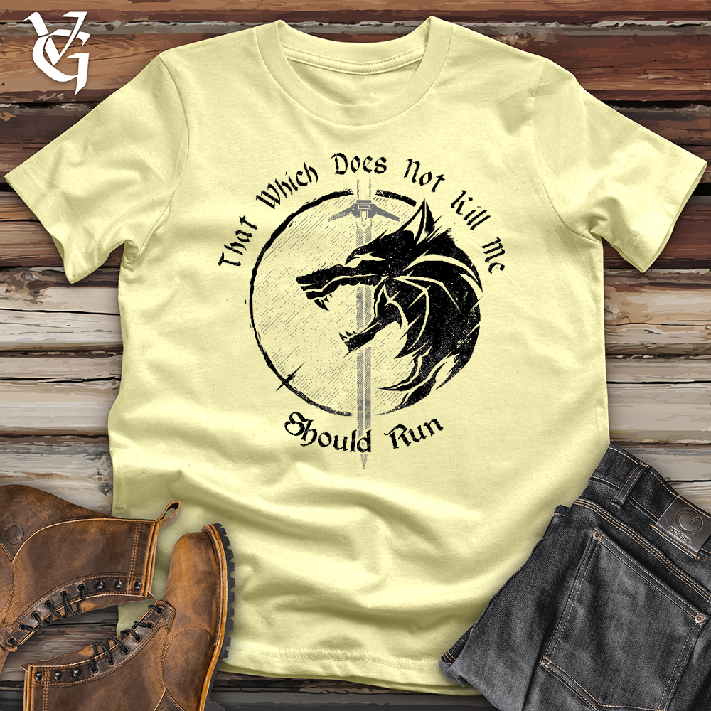 Should Run Wolf Cotton Tee Softstyle Tee