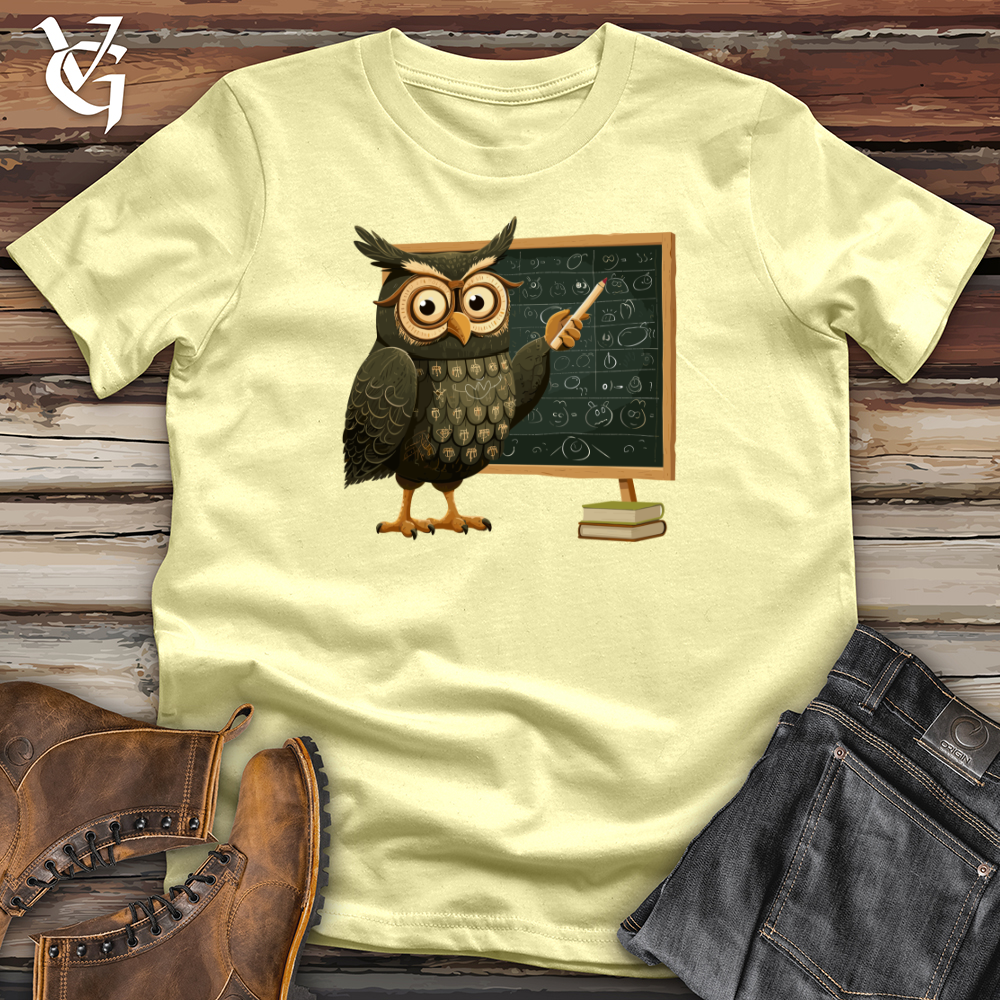 Owl Professor Lecture Softstyle Tee