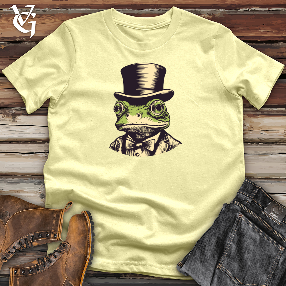 Vintage Top Hat Frog Softstyle Tee