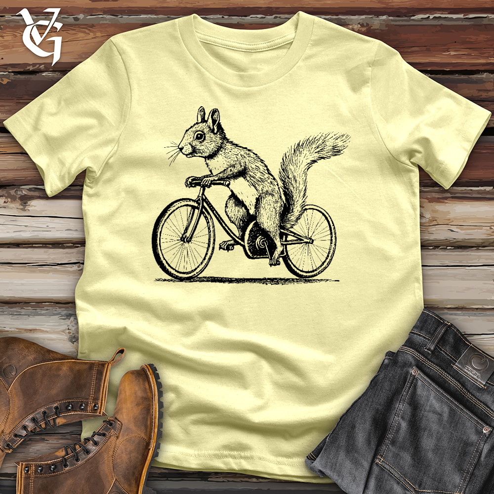 Squirrel on a Bike Softstyle Tee