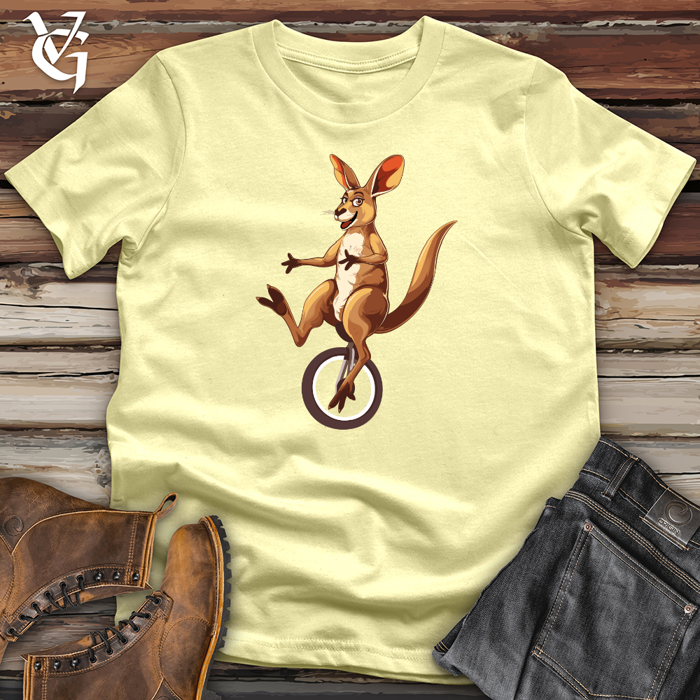 Kangaroo Unicycle Joy Softstyle Tee