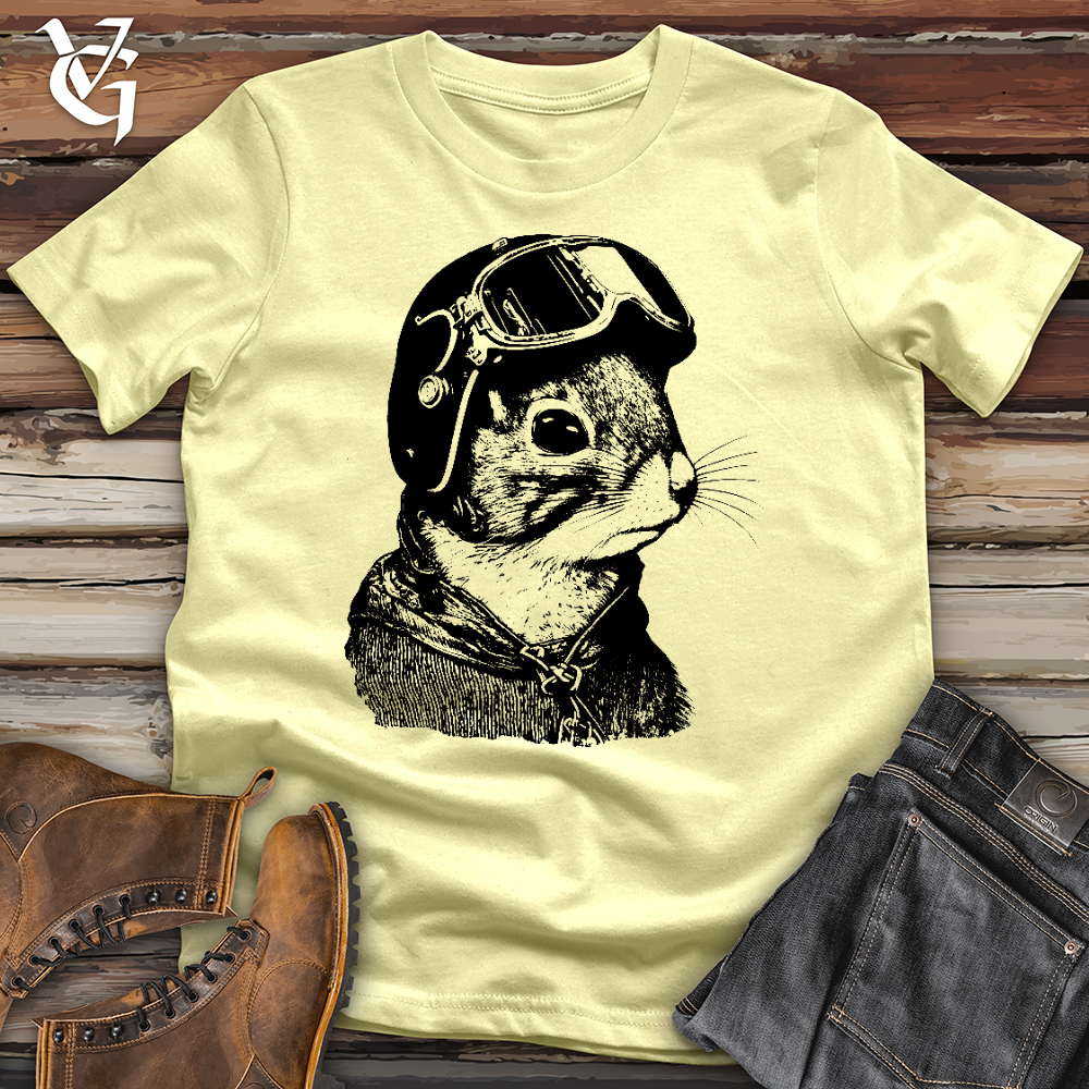 Squirrel Fighter Pilot Softstyle Tee