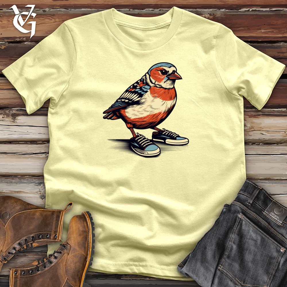 Finch Feathered Sneakers Softstyle Tee
