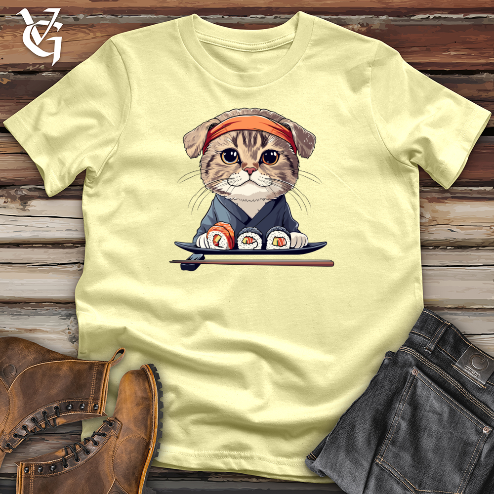 Sushi Master Cat Softstyle Tee
