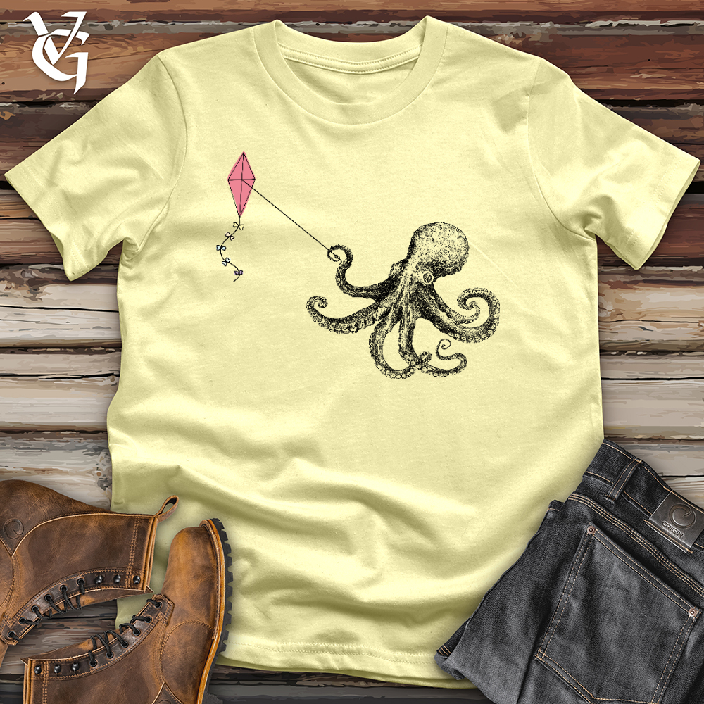 Octopus Flying Kyte Softstyle Tee