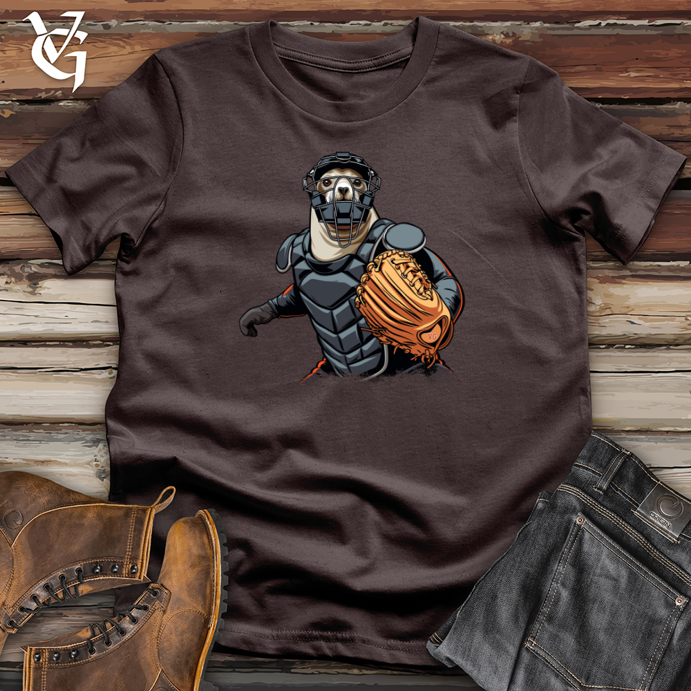 Sloth Baseball Catcher Softstyle Tee