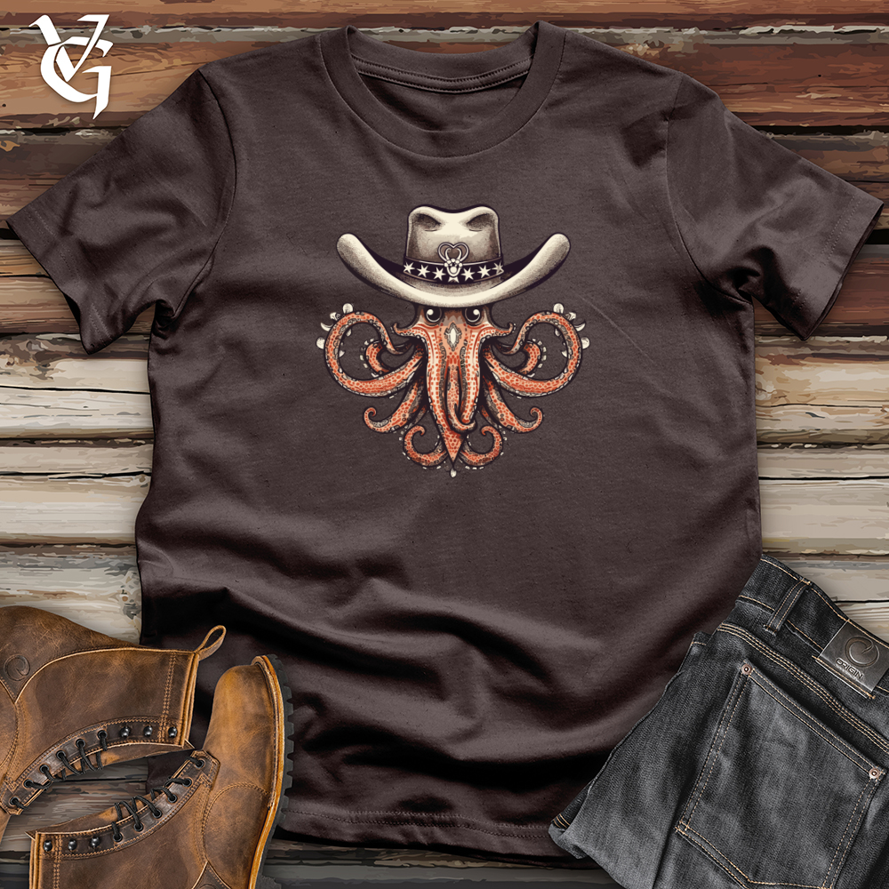 Vintage Western Octopus Softstyle Tee