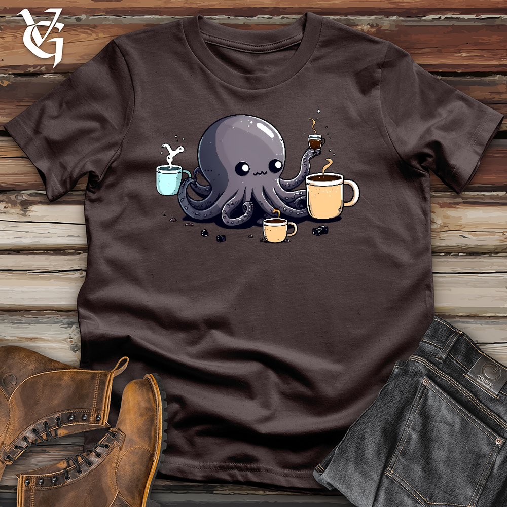 Octopus Coffee Addict Softstyle Tee