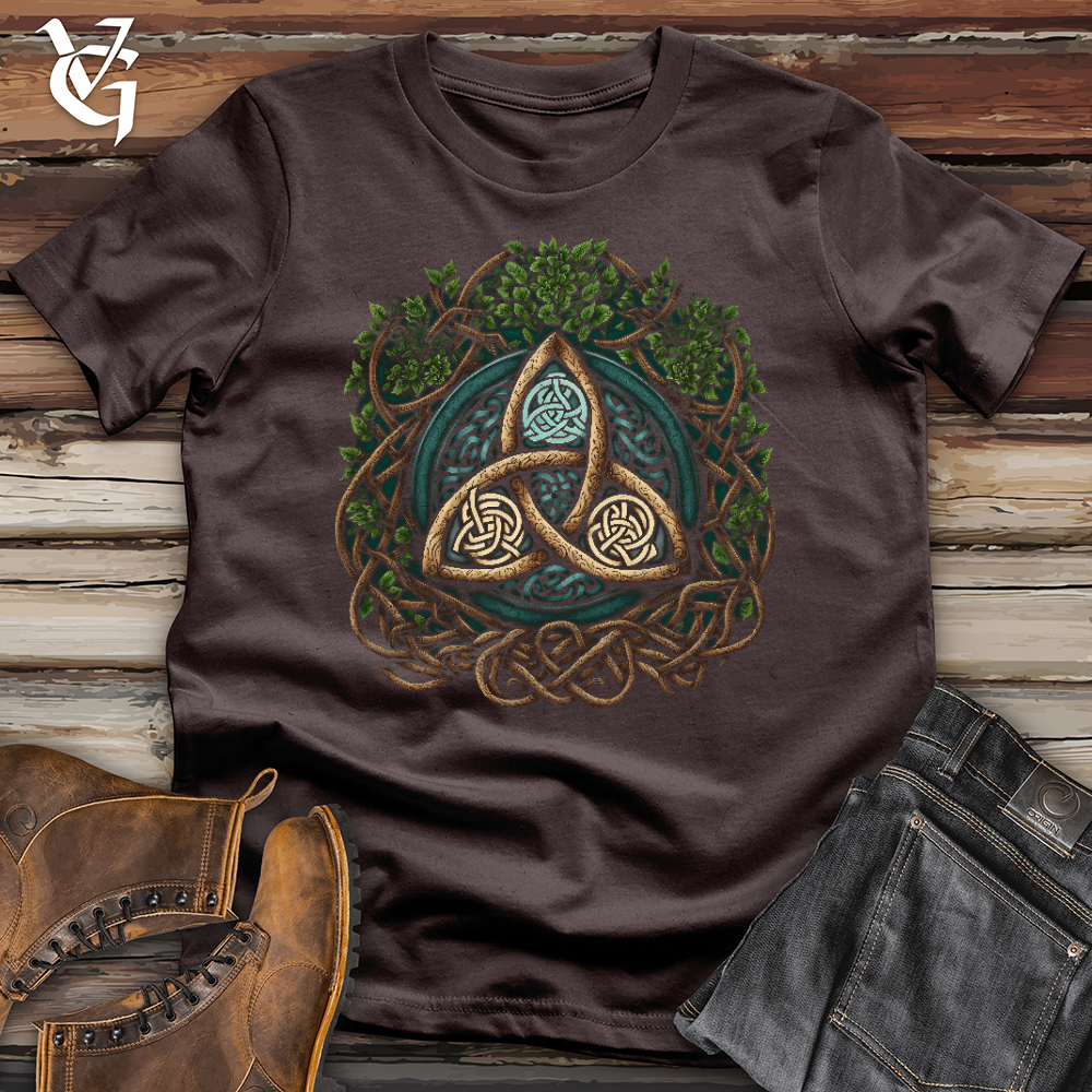 Celtic Leafy Trinity Softstyle Tee