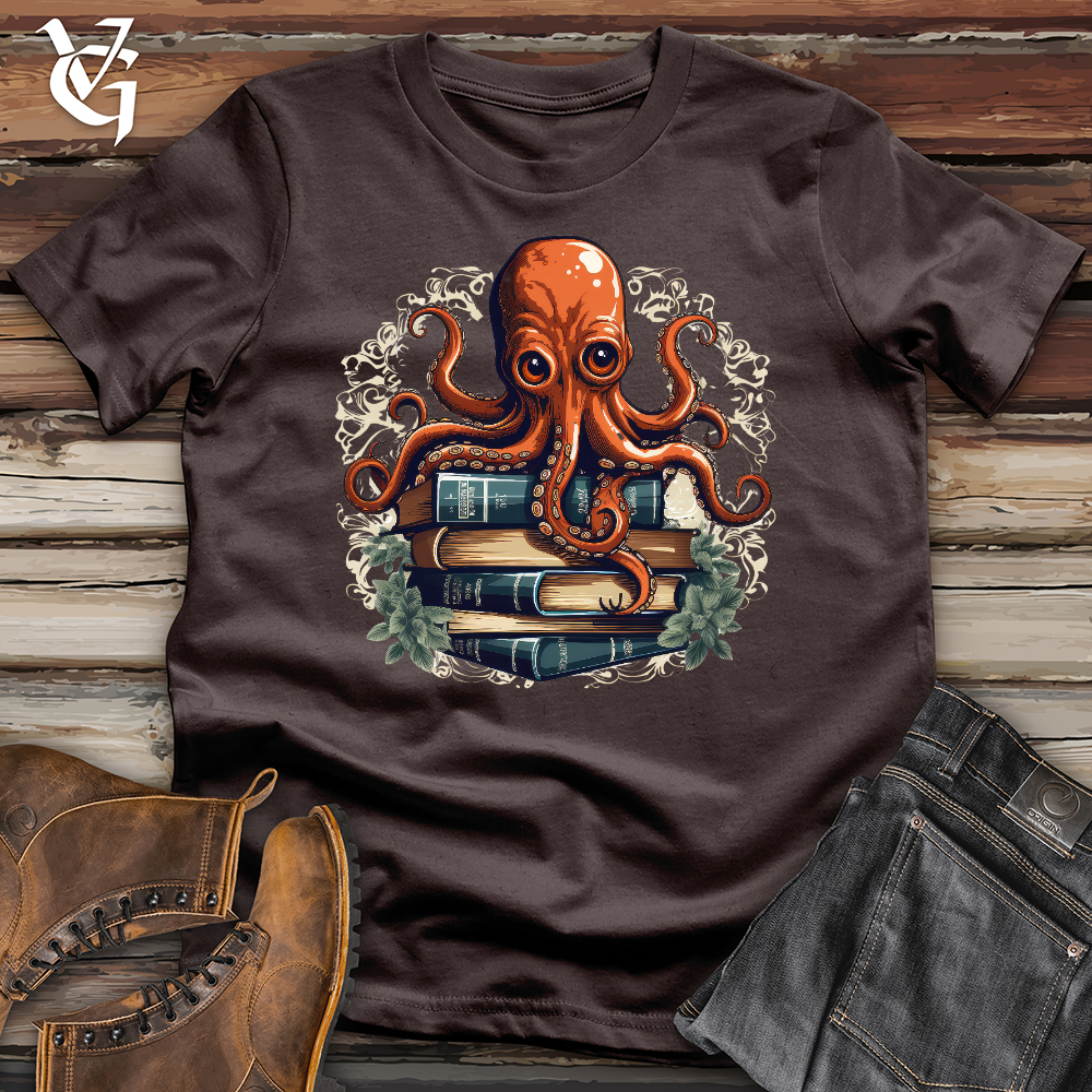 Octopus Book Lover Softstyle Tee