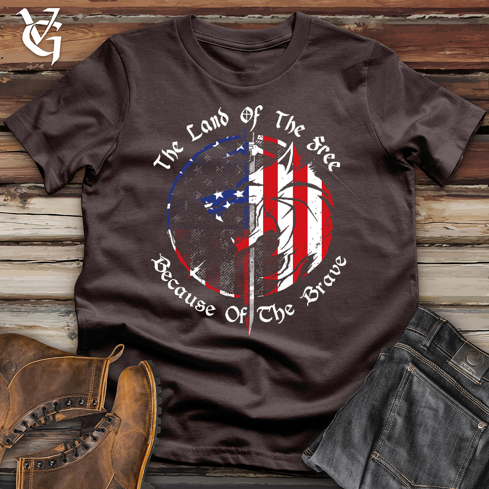 Because of the Brave Wolf Softstyle Tee