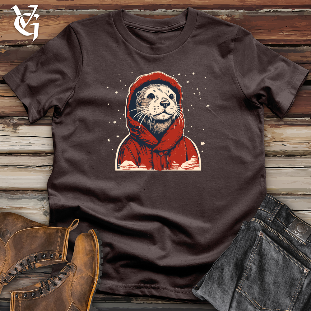 Retro Cozy Otter Softstyle Tee