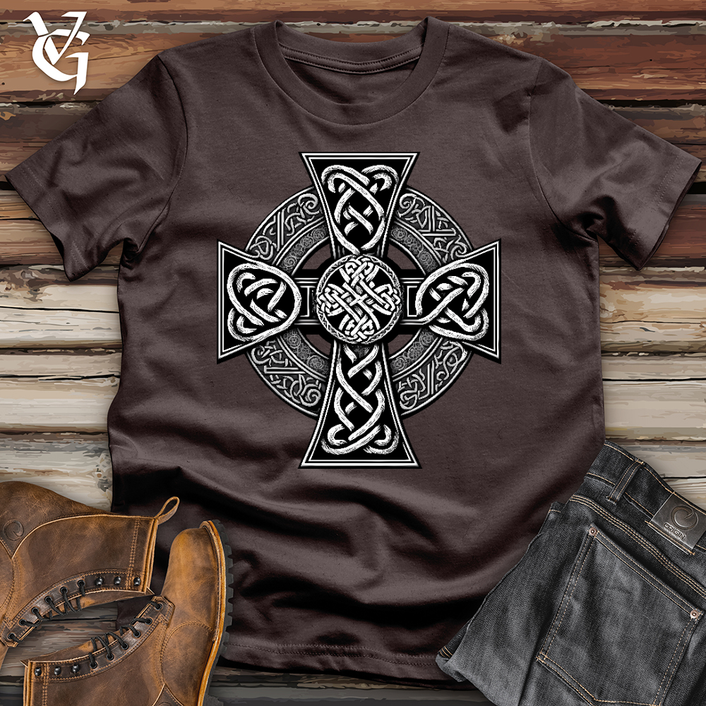 Ornate Celtic Cross Softstyle Tee