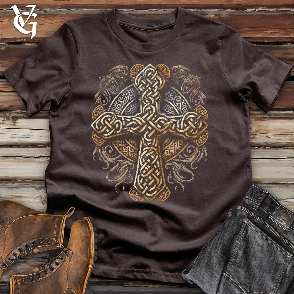 Ancient Celtic Cross Softstyle Tee Embrace Your Inner Celt Viking Goods Company