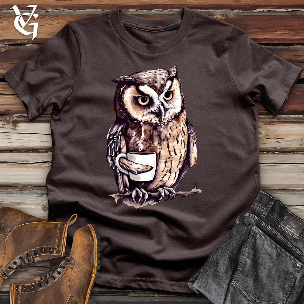 Caffeinated Owl Softstyle Tee