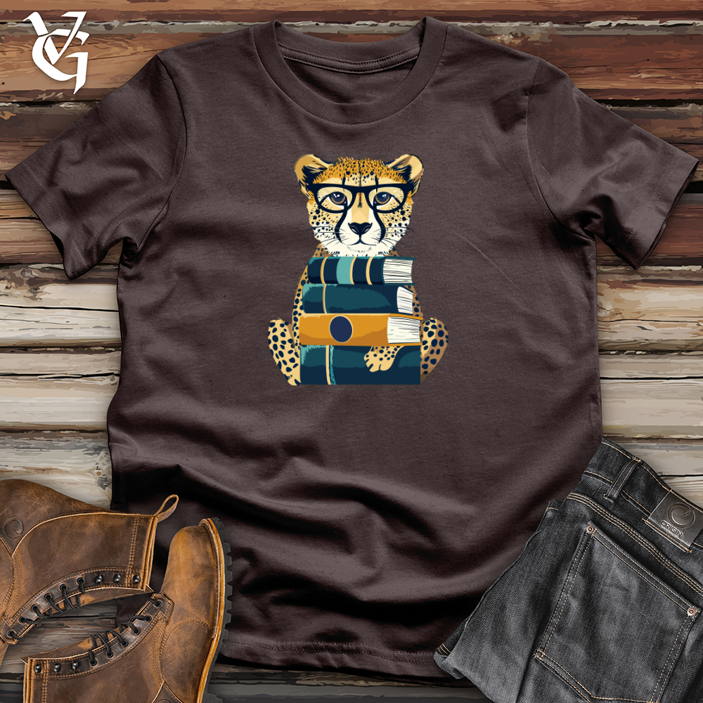Cheetah Scholar Stack Softstyle Tee