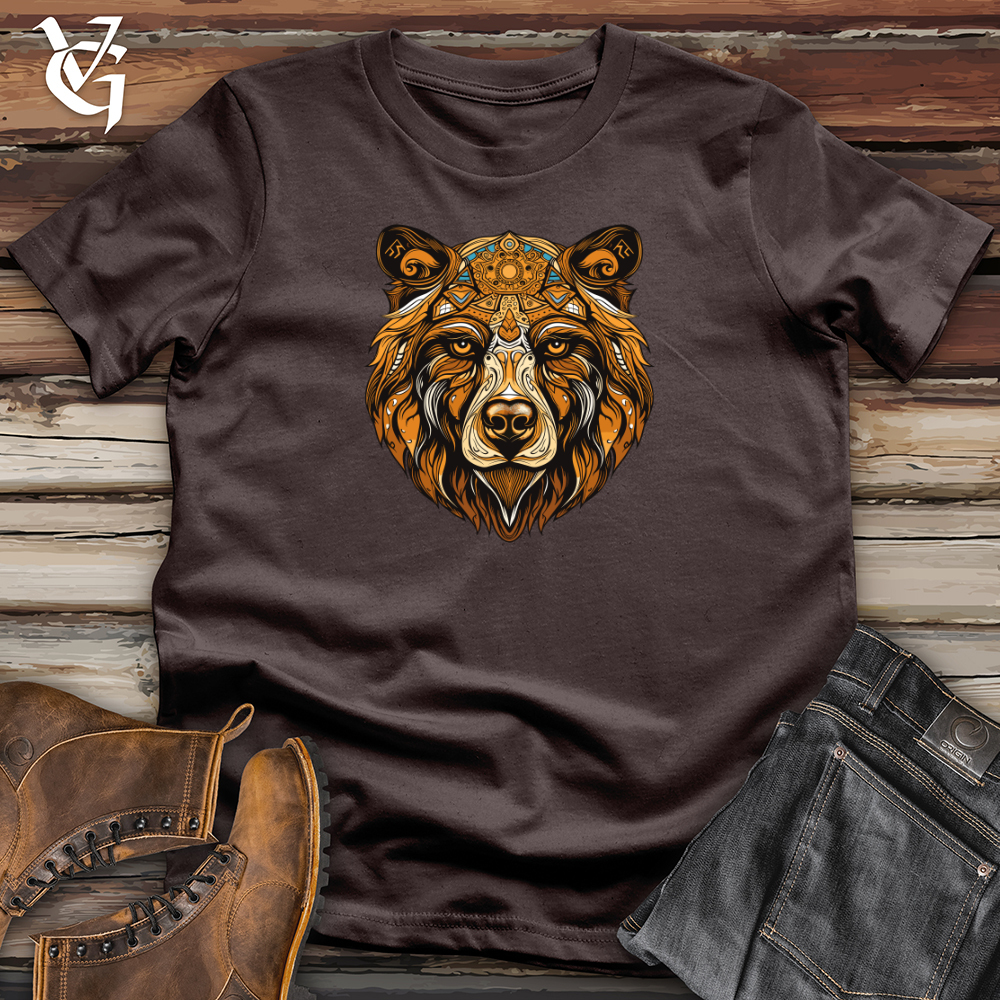 Vintage Viking Bear 01 Softstyle Tee