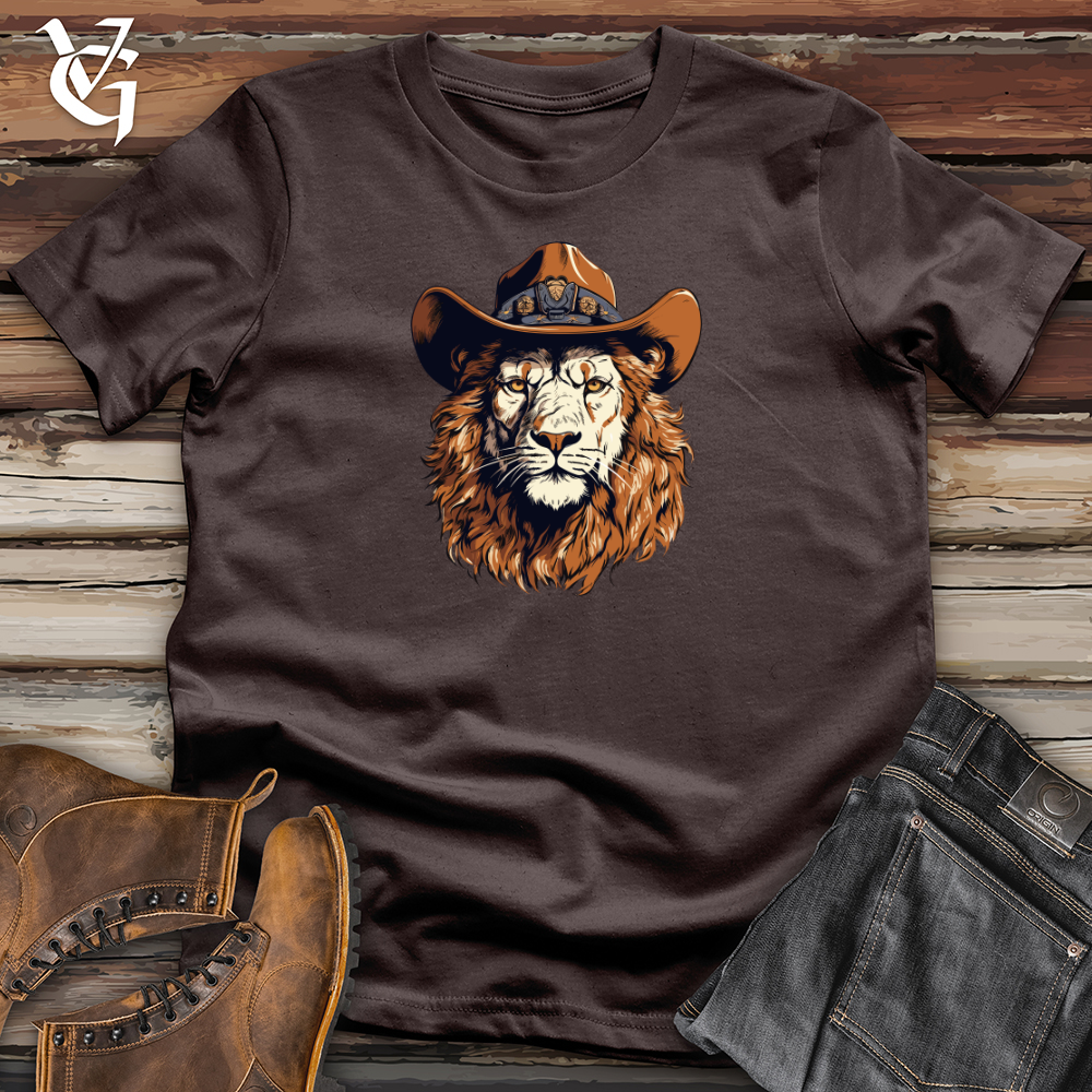 Retro Cowboy Lion 01 Softstyle Tee