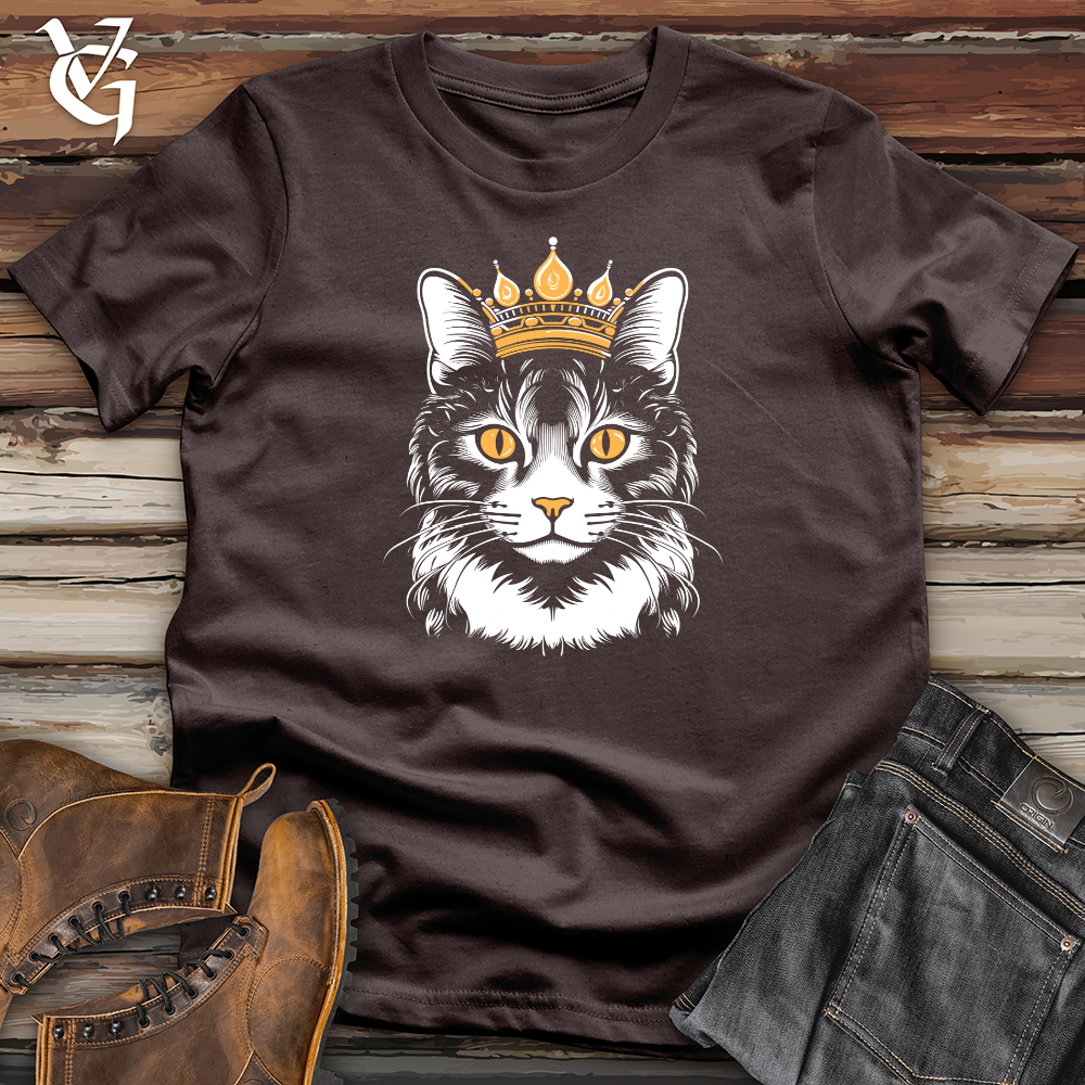 Vintage Crowned Cat Softstyle Tee