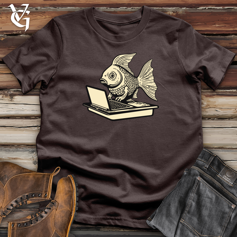 Digital Streamlined Fish Softstyle Tee