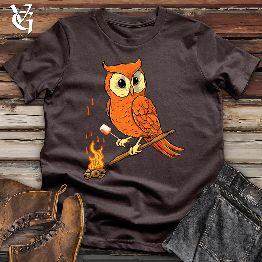Viking Goods Owl Smores Softstyle Tee Navy / L