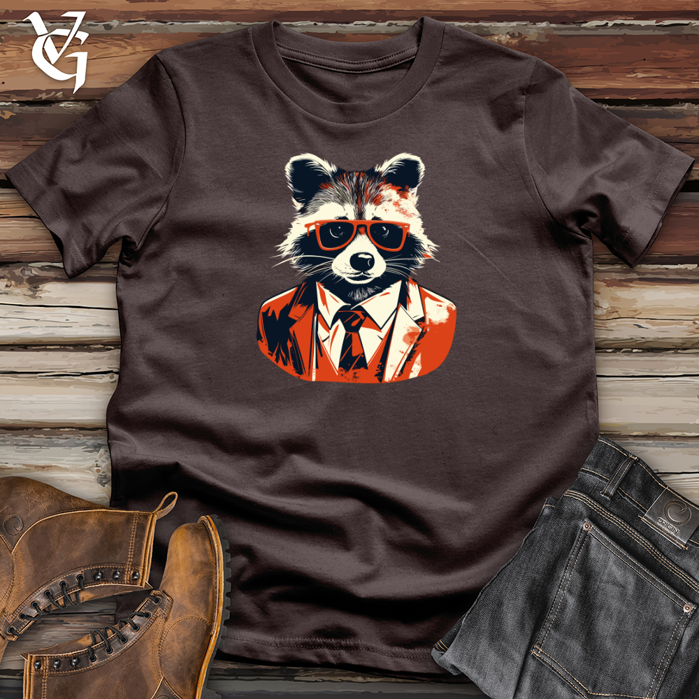Vintage Dapper Raccoon Softstyle Tee