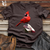 Geometric Cardinal Bird Softstyle Tee