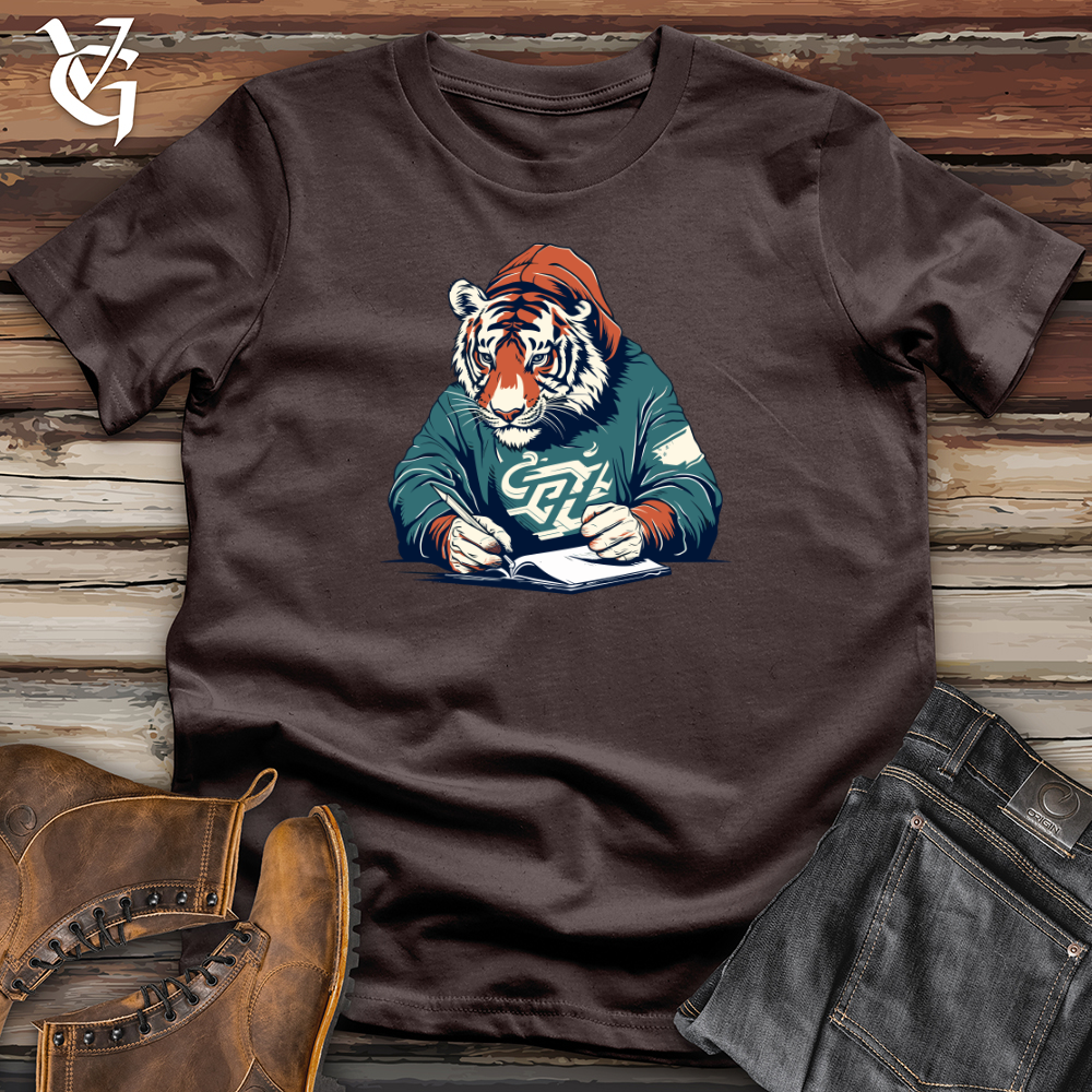 Retro Scribbling Tiger Softstyle Tee