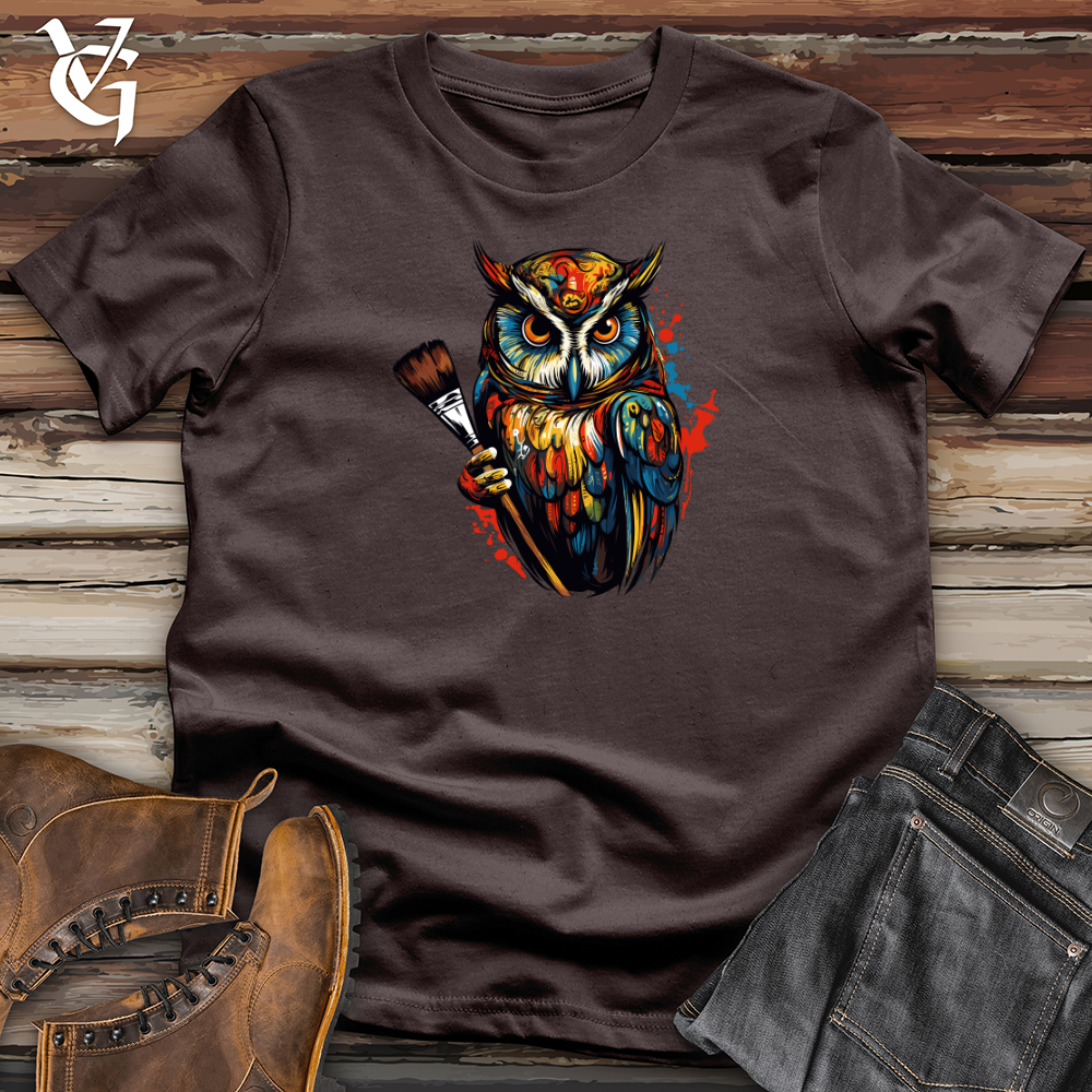 Classic Painter Owl 01 Softstyle Tee